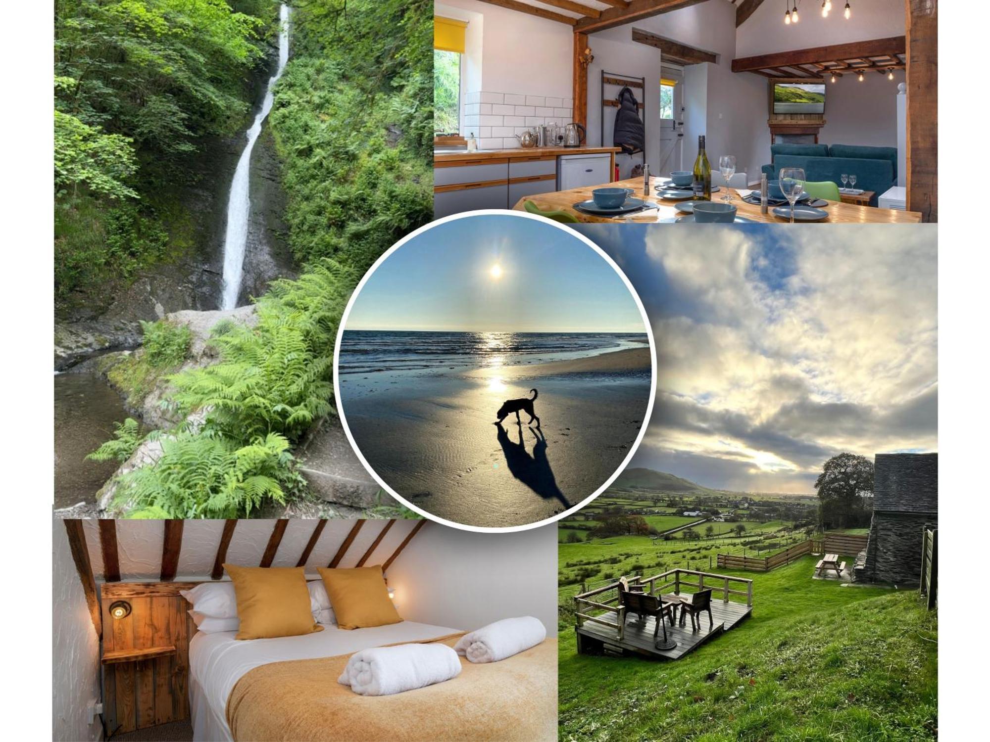 فيلا The Barn At Geufron Farm - Dog Friendly - Nr Tywyn Bryn-crug المظهر الخارجي الصورة